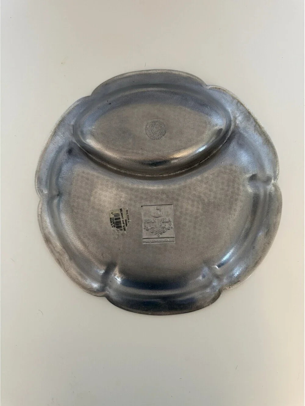 Wilton Armetale Silver Belle Mont Chip and Dip Tray Oven Safe Up to 1000 Degrees